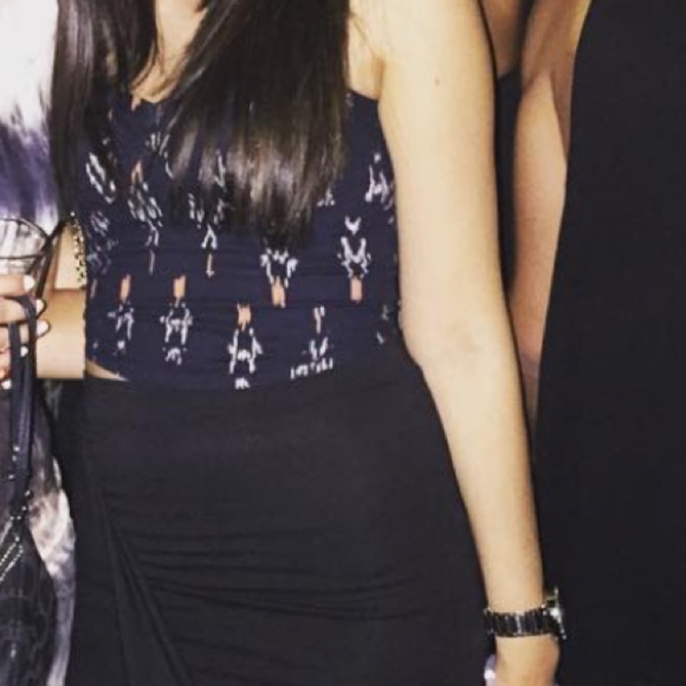 Pattern crop top